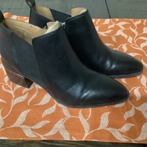 Franco Sarto Ankle Boot, Low Heel, Nearly New